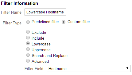 Lowercase Hostname