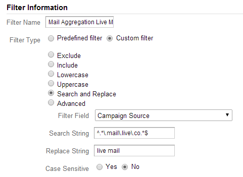 Mail Aggregation Live Mail